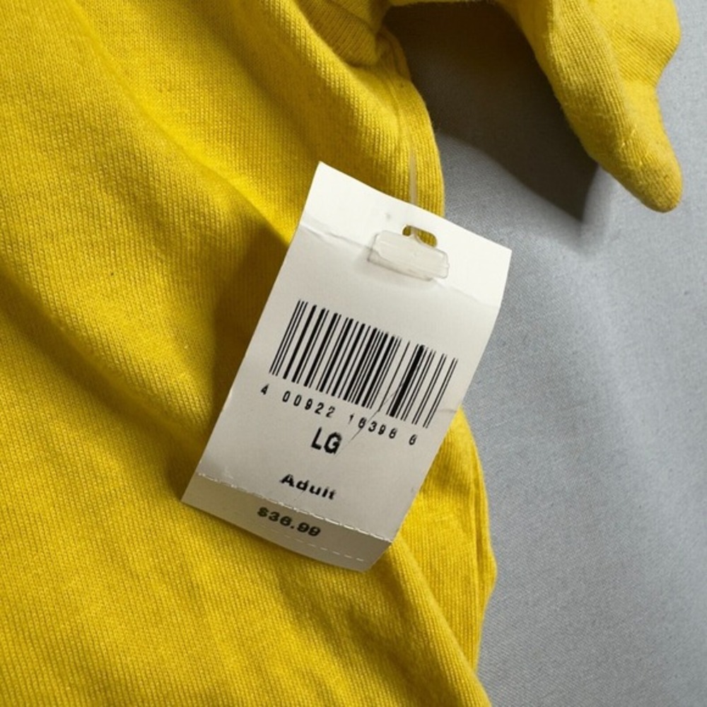 Disney Yellow Mikey Mouse t-shirt Women's top Size‎ L short sleeve 100% Cotton - Picture 3 of 4